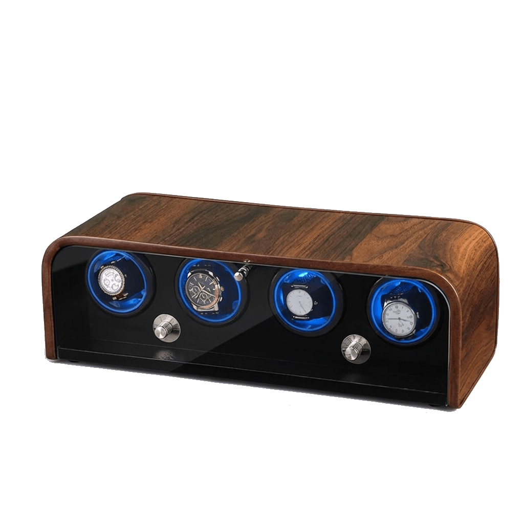 WATCHMATIC Hanos Luxury Wood Watch Winder 14:1734 Slots - WatchMatic