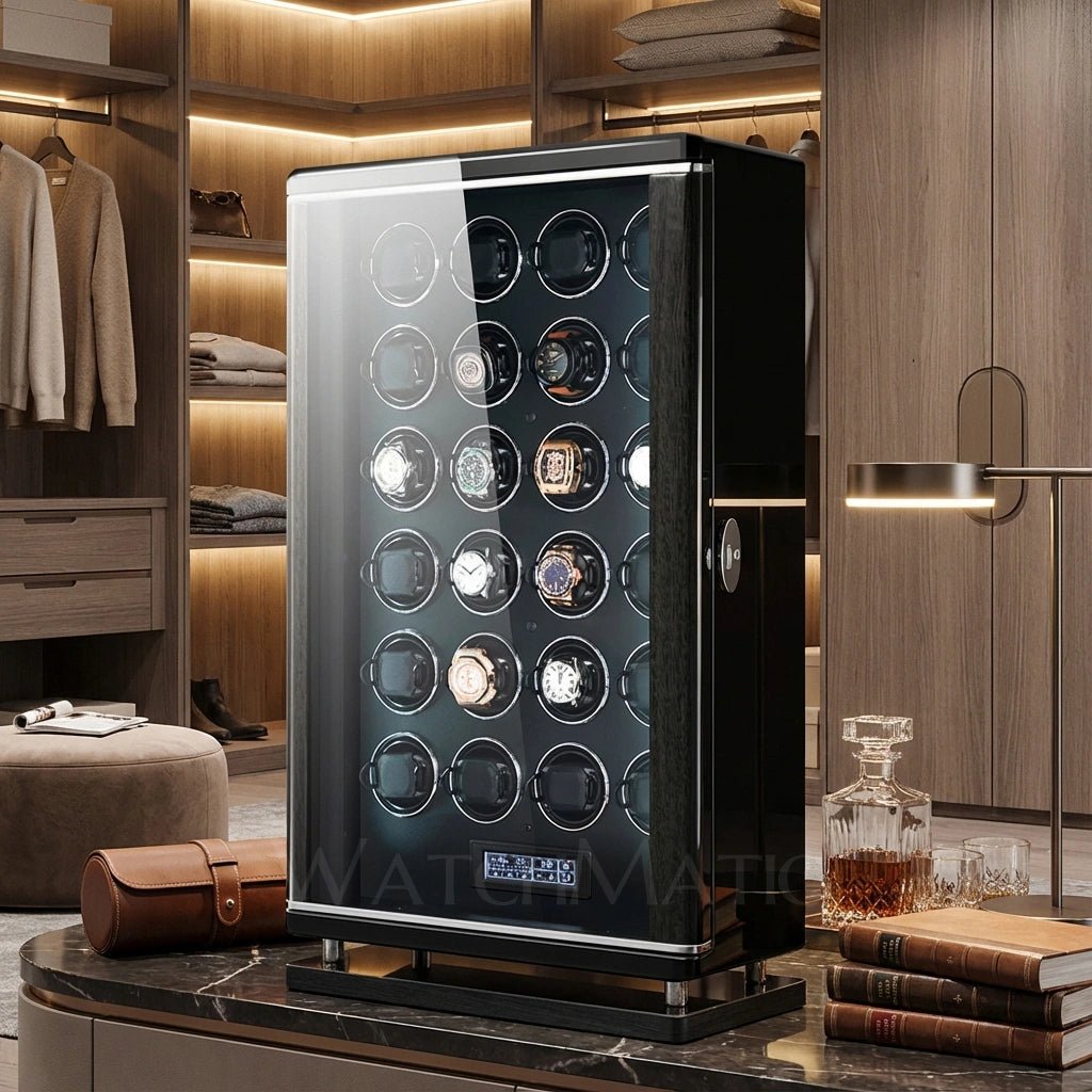 WatchMatic LuxGuard 24 - Slots Watch Winder - WatchMatic